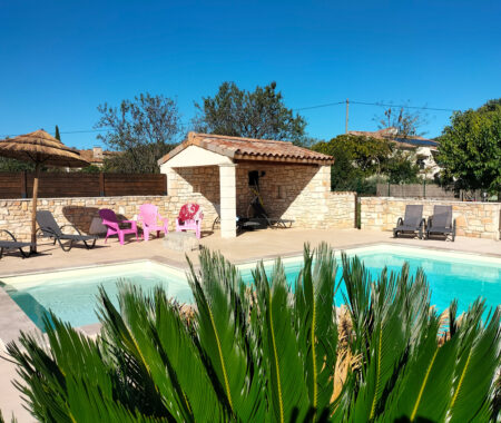 Grand Gîte La Bastide – La piscine