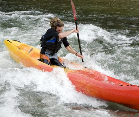Canöe dans les Gorges de l'Ardèche